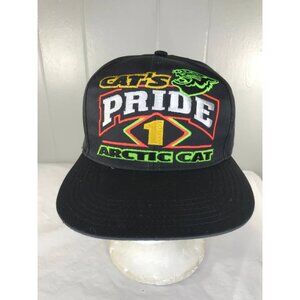 Vintage Arctic Cat 1999 Cat's Pride Snowmobile Racing snapback hat cap NOS